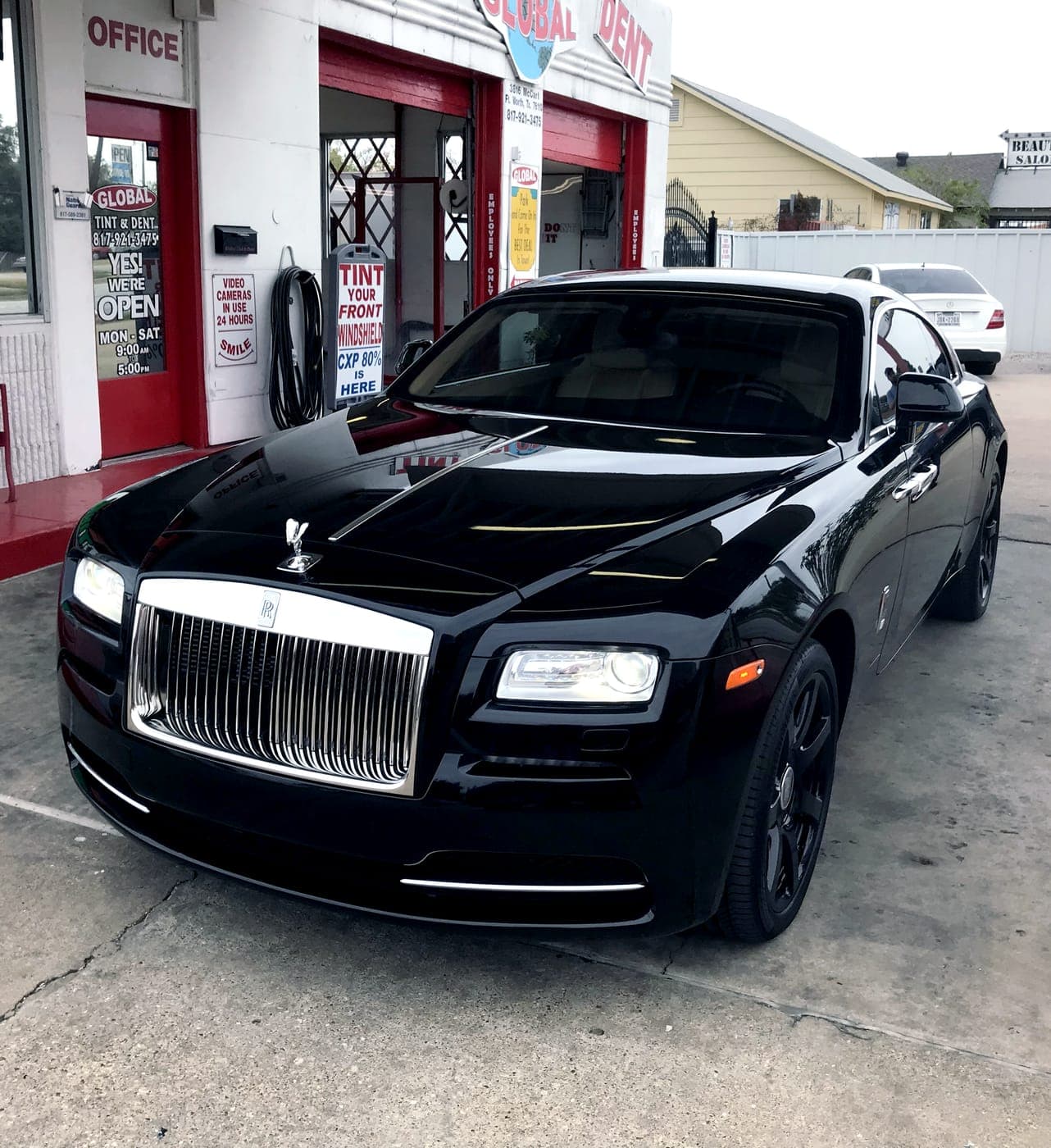 Rolls-Royce Wraith after tint