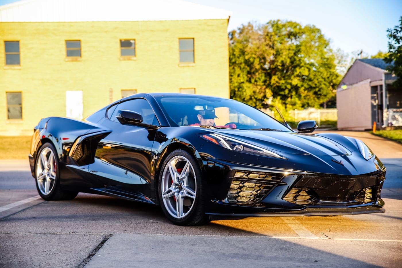Gloss black Corvette Stingray