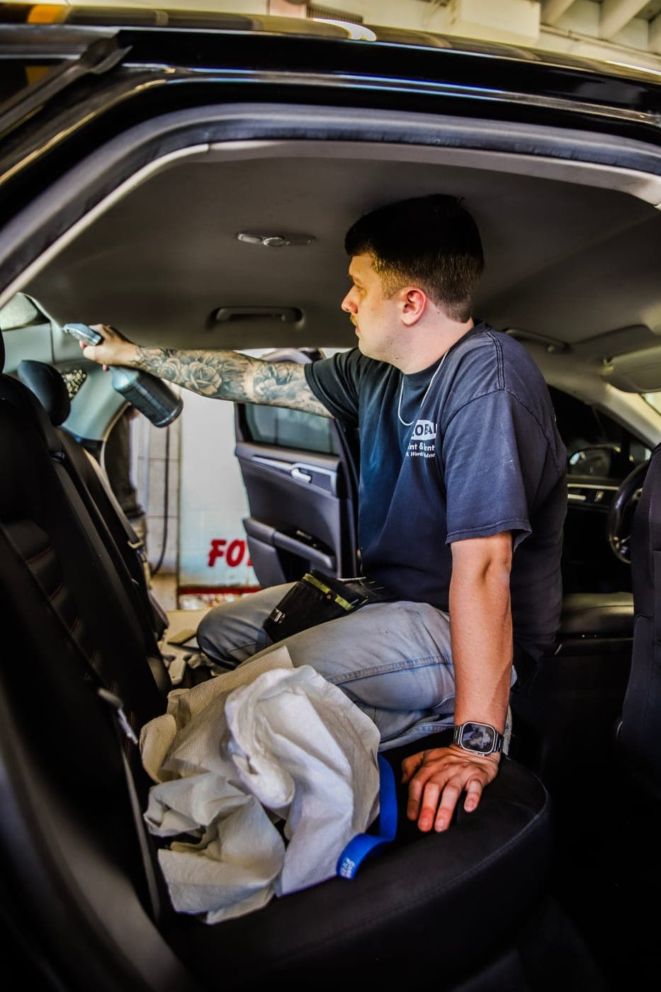 Installing tint on an SUV